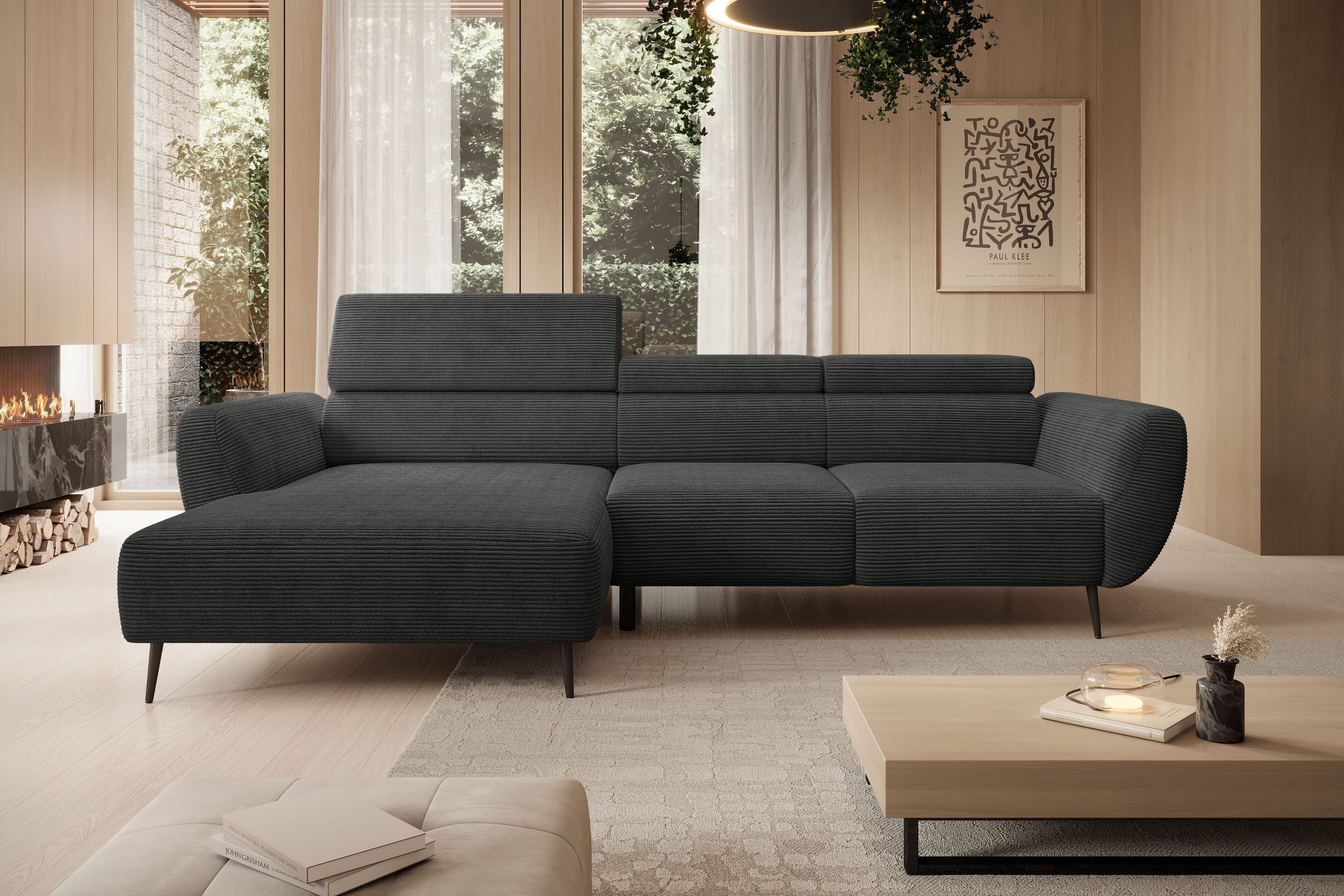 WERK2 Ecksofa Alisson | Grau