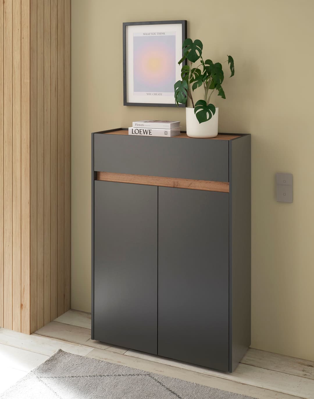 Home affaire Schuhschrank City/Giron | Grau