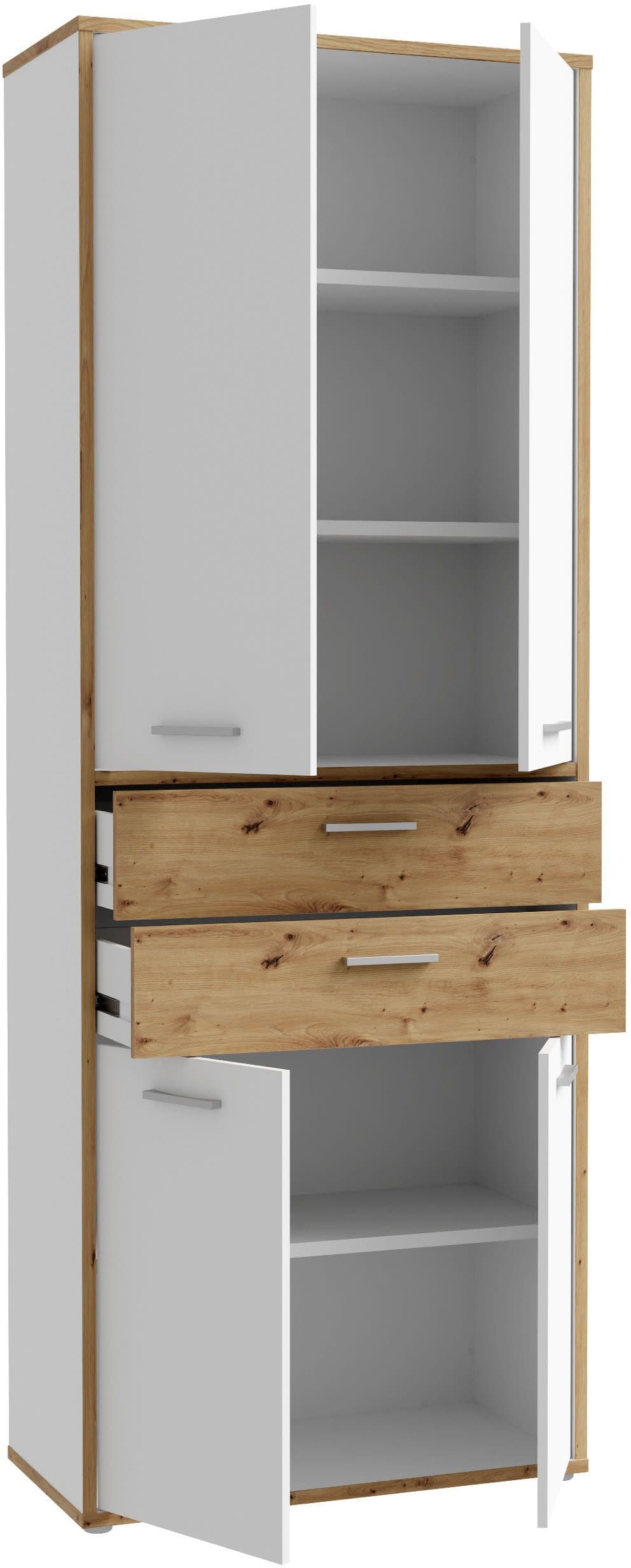 FORTE Aktenschrank Keflav | Holztöne