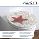 Schütte RED STARFISH WC-Sitz | Mehrfarbig 4
