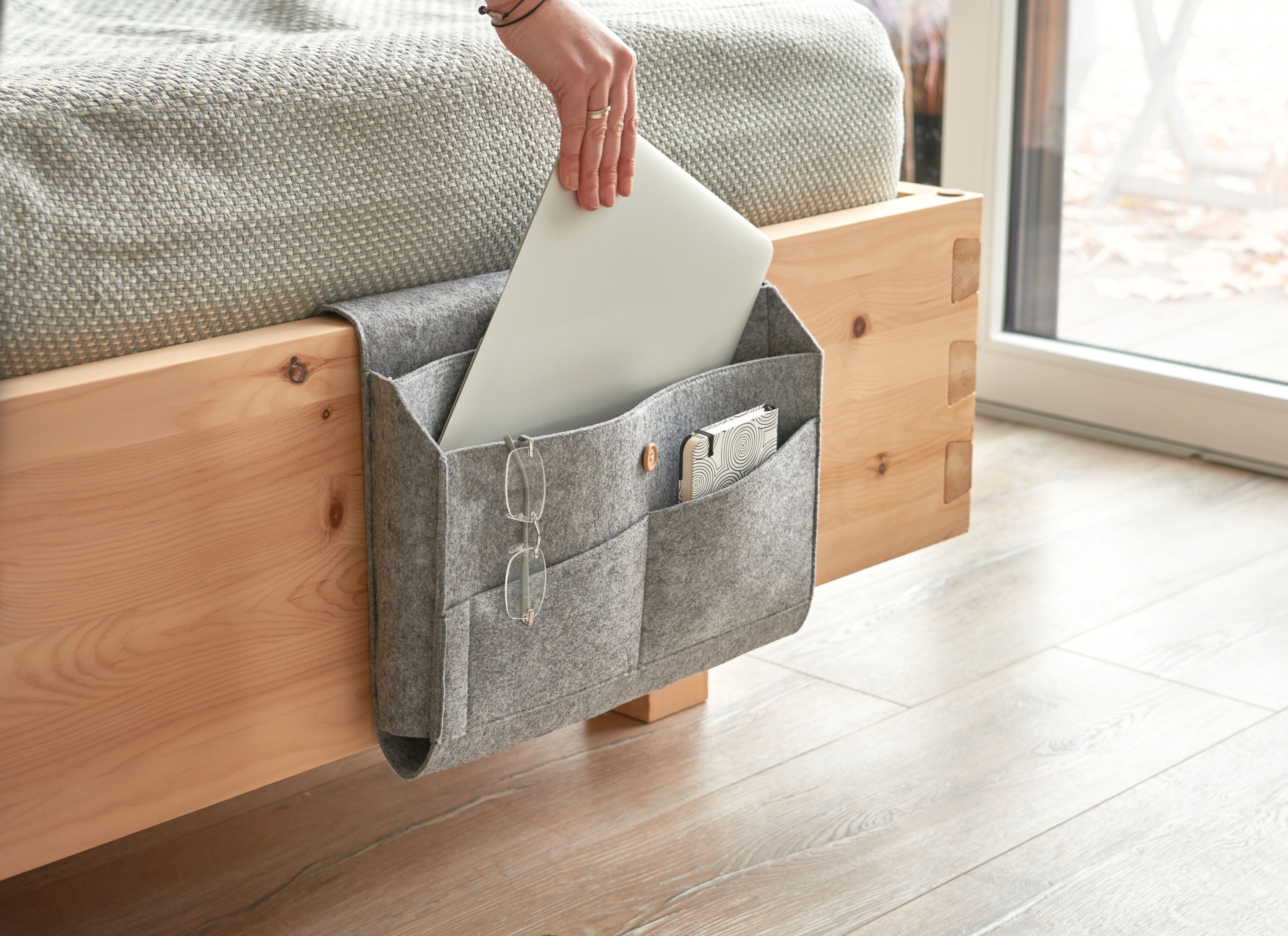 Zeller Present Aufbewahrungstasche Couch-Organizer | Grau