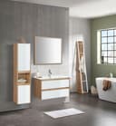welltime Hochschrank Torun Badezimmerschrank | Weiß 2