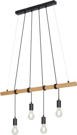 Briloner Leuchten Pendelleuchte | Holztöne