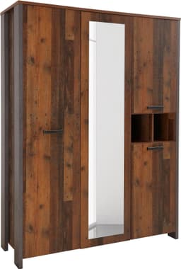 FORTE Kleiderschrank Clif | Grau