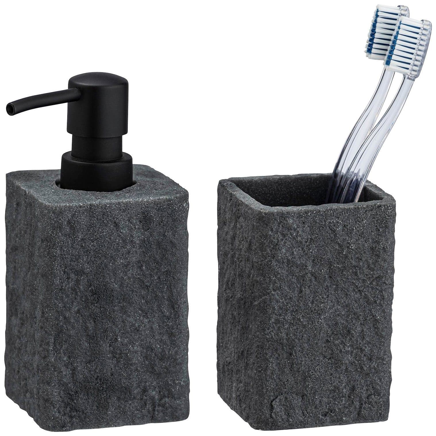 WENKO Badaccessoire-Set Villata | Grau