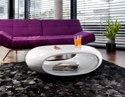 SalesFever Couchtisch Coffeetable | Weiß