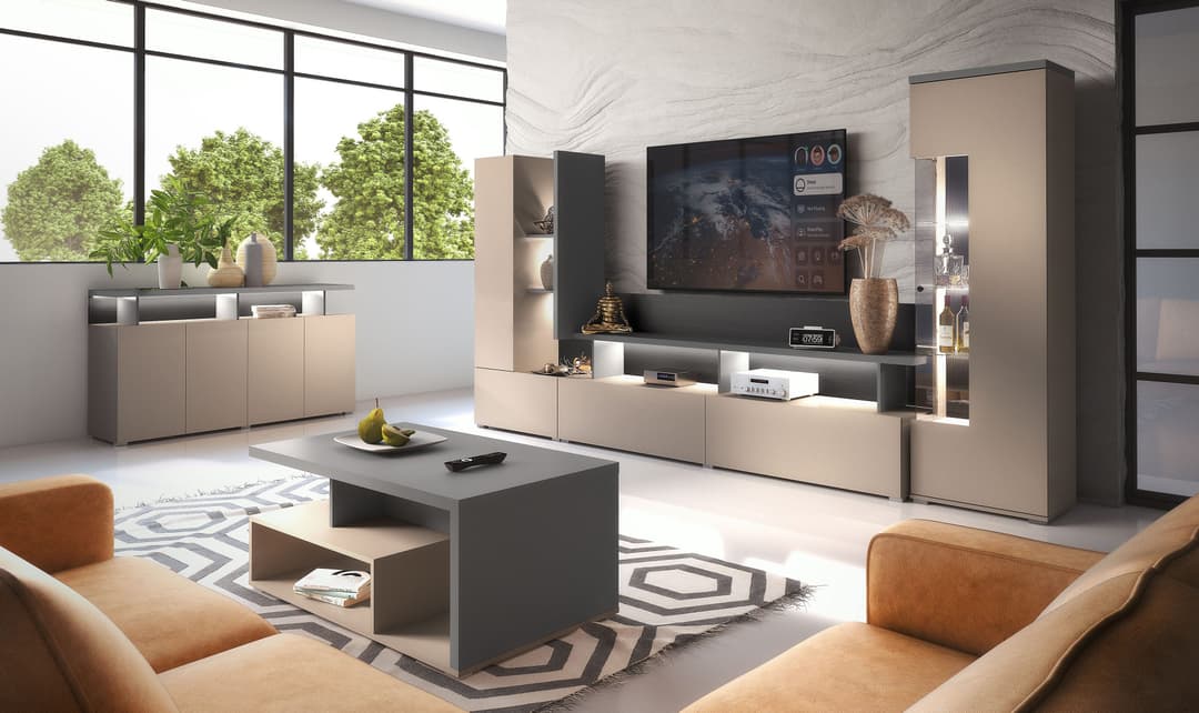 Home affaire Wohnwand Serio | Braun