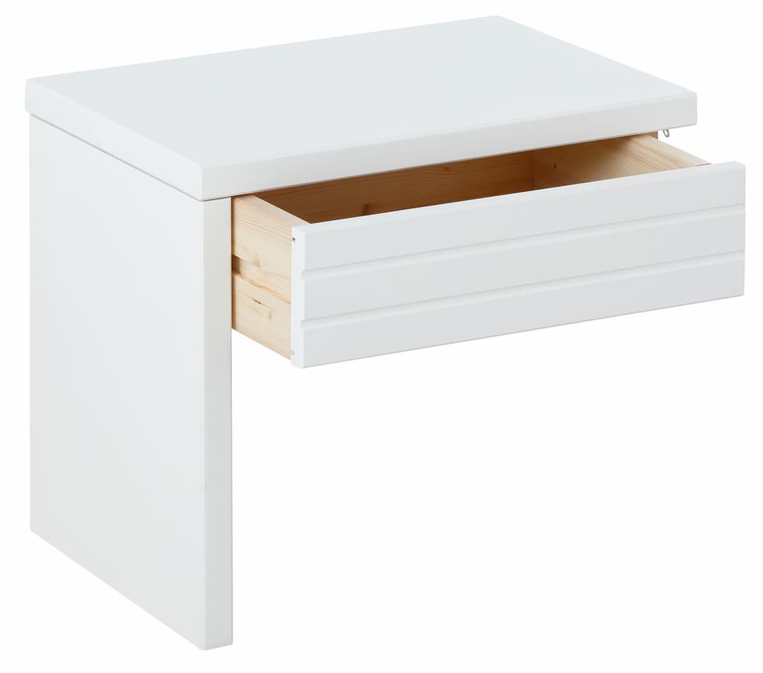 OTTO home Nachttisch CAPRE | Weiß