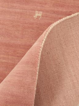 carpetfine Wollteppich Gabbeh Uni | Rosa