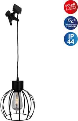 Näve LED Solar- / Pendelleuchte GRID | Schwarz