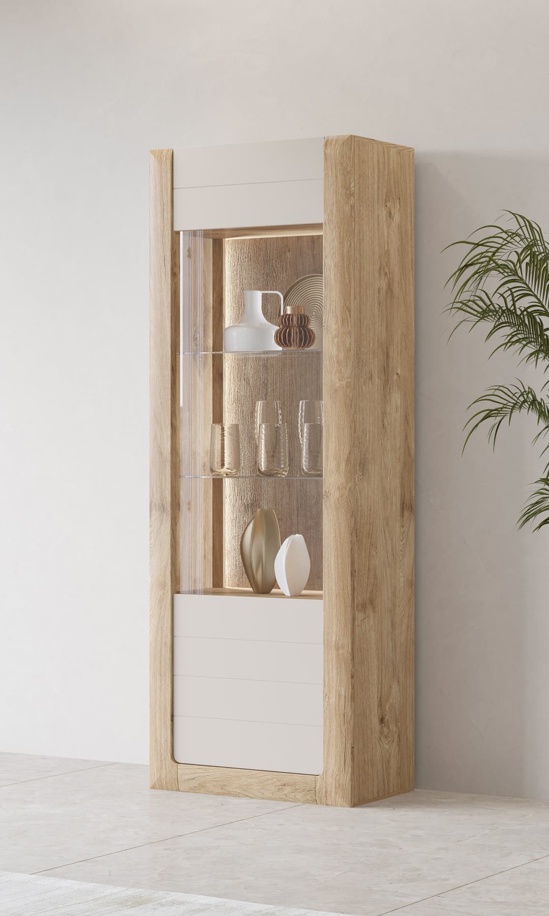 Home affaire Vitrine Kasai | Holztöne