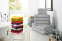 OTTO home Handtuch Set Vanessa | Grau 2