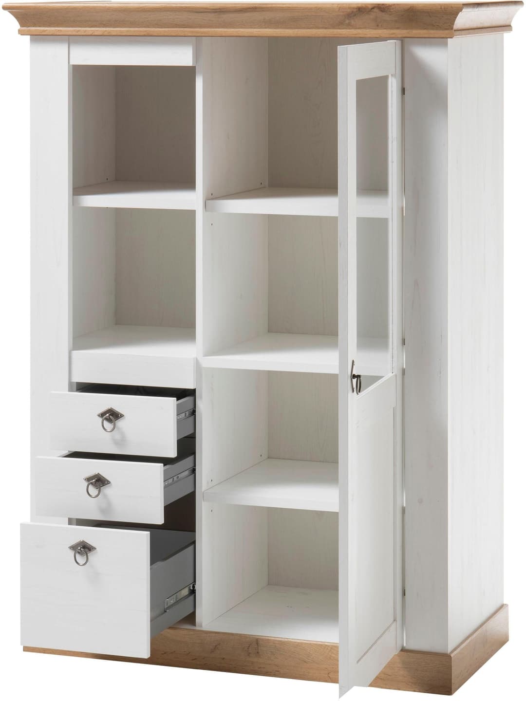 Home affaire Highboard Cremona | Holztöne