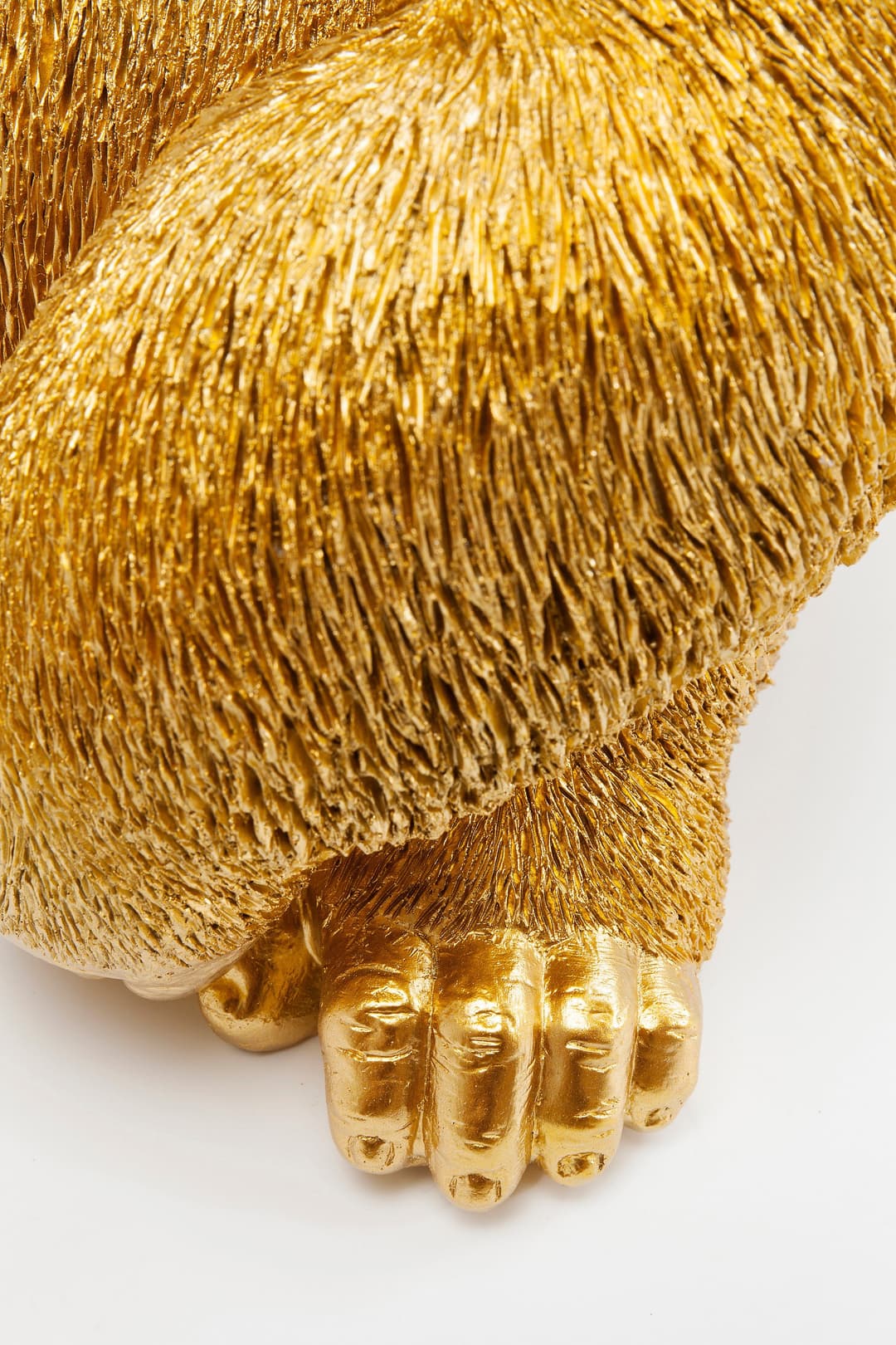 Kare Design Dekofigur Monkey Gorilla Side Medium | Gold