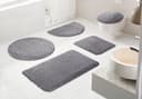 Kleine Wolke Badematte Mellow | Grau 5