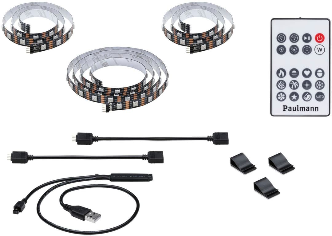 Paulmann USB LED Strip | Schwarz