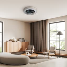 OTTO home LED Deckenleuchte Deckenventilator Vittor | Beige