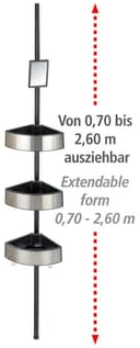 Wenko Duschregal Premium Big Black | Schwarz 3