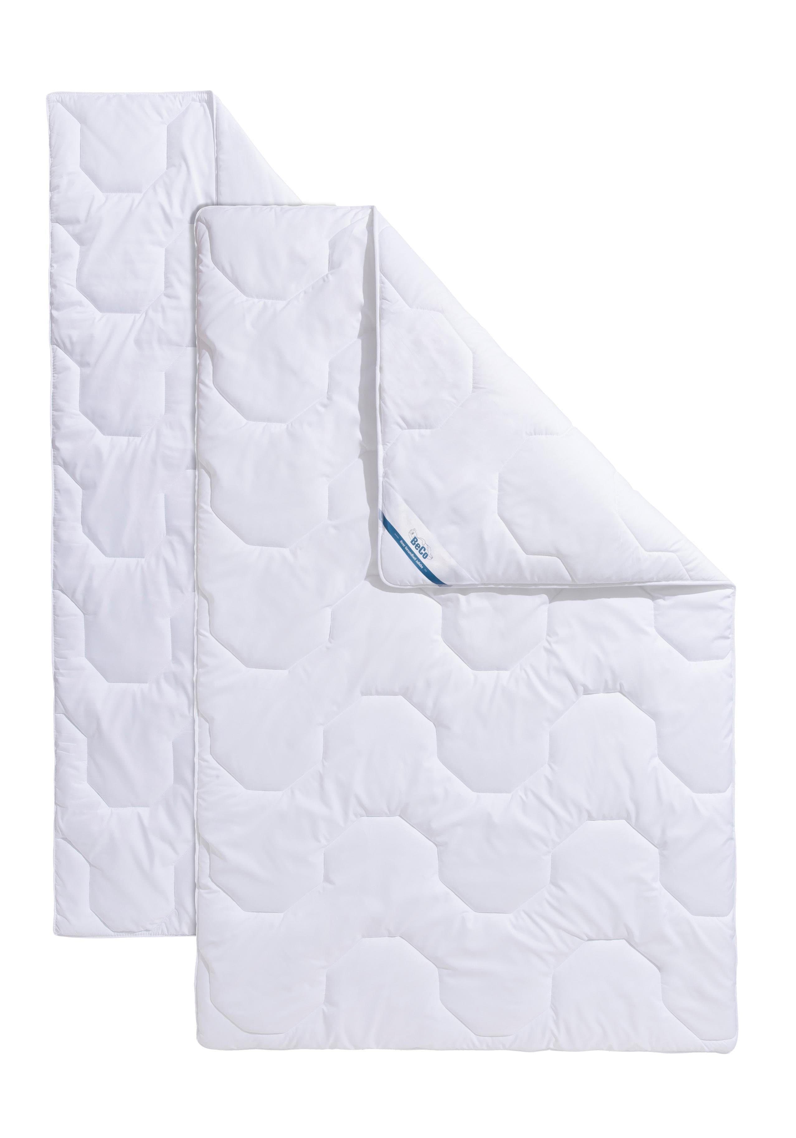Beco Microfaserbettdecke 2 für 1 | Weiß