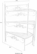 HOFMANN LIVING AND MORE Blumenständer Treppe | Weiß 4
