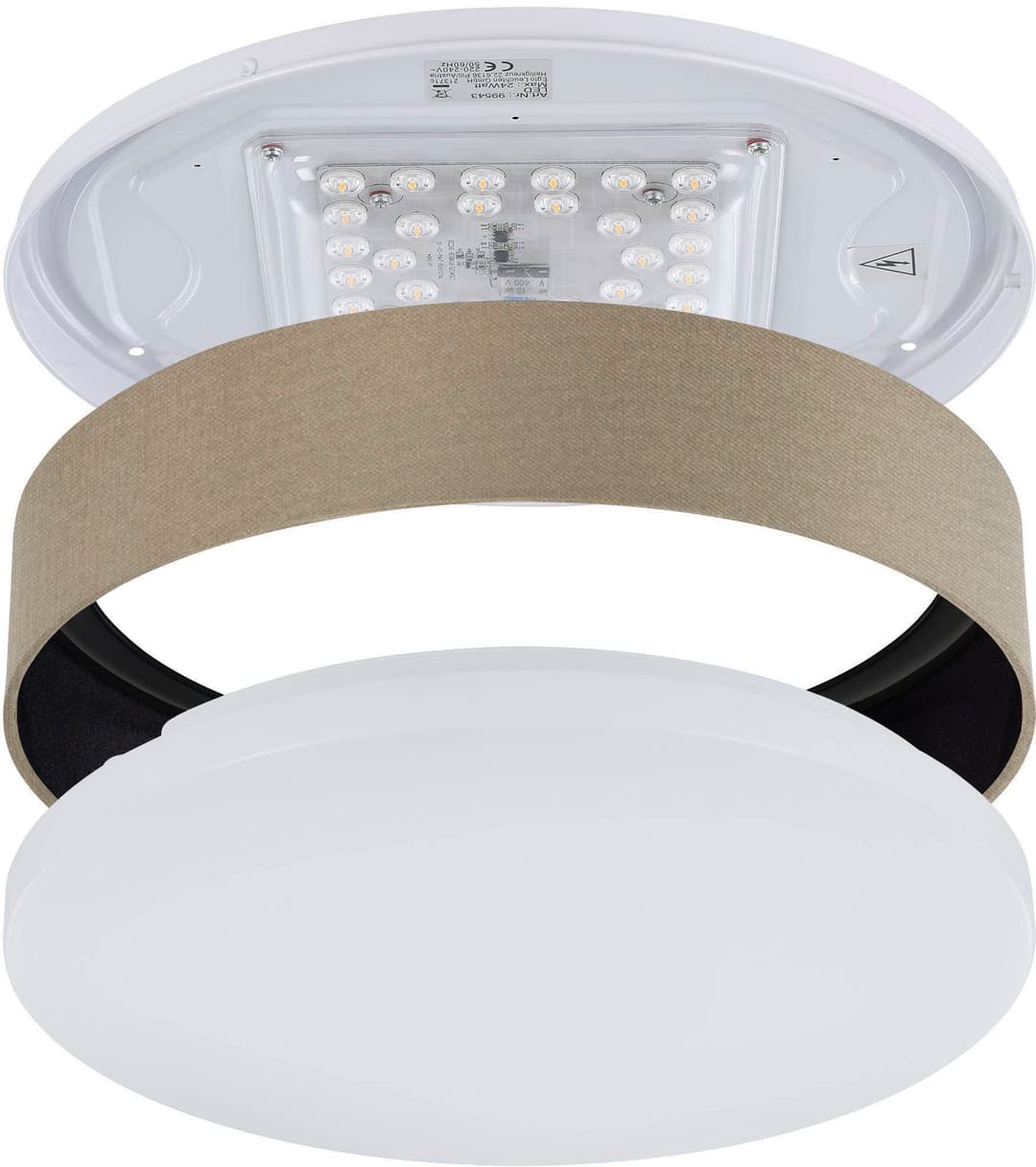 OTTO home LED Deckenleuchte Merryn | Beige