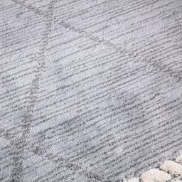 Carpet City Hochflor-Teppich Valencia 909 | Grau