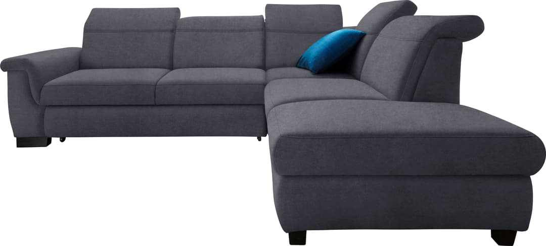 DOMO collection Ecksofa Sully | Grau