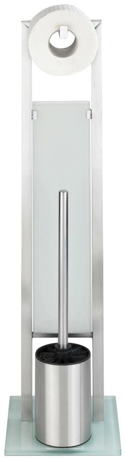 Wenko WC-Garnitur Rivalta | Silber