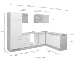 Flex-Well Winkelküche Samoa | Holztöne