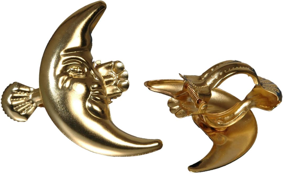 Liedeco Dekoklammer Mond | Gold