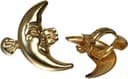 Liedeco Dekoklammer Mond | Gold