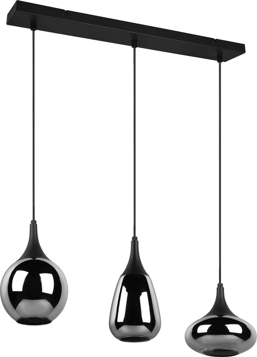 TRIO Leuchten Pendelleuchte Lumina | Schwarz