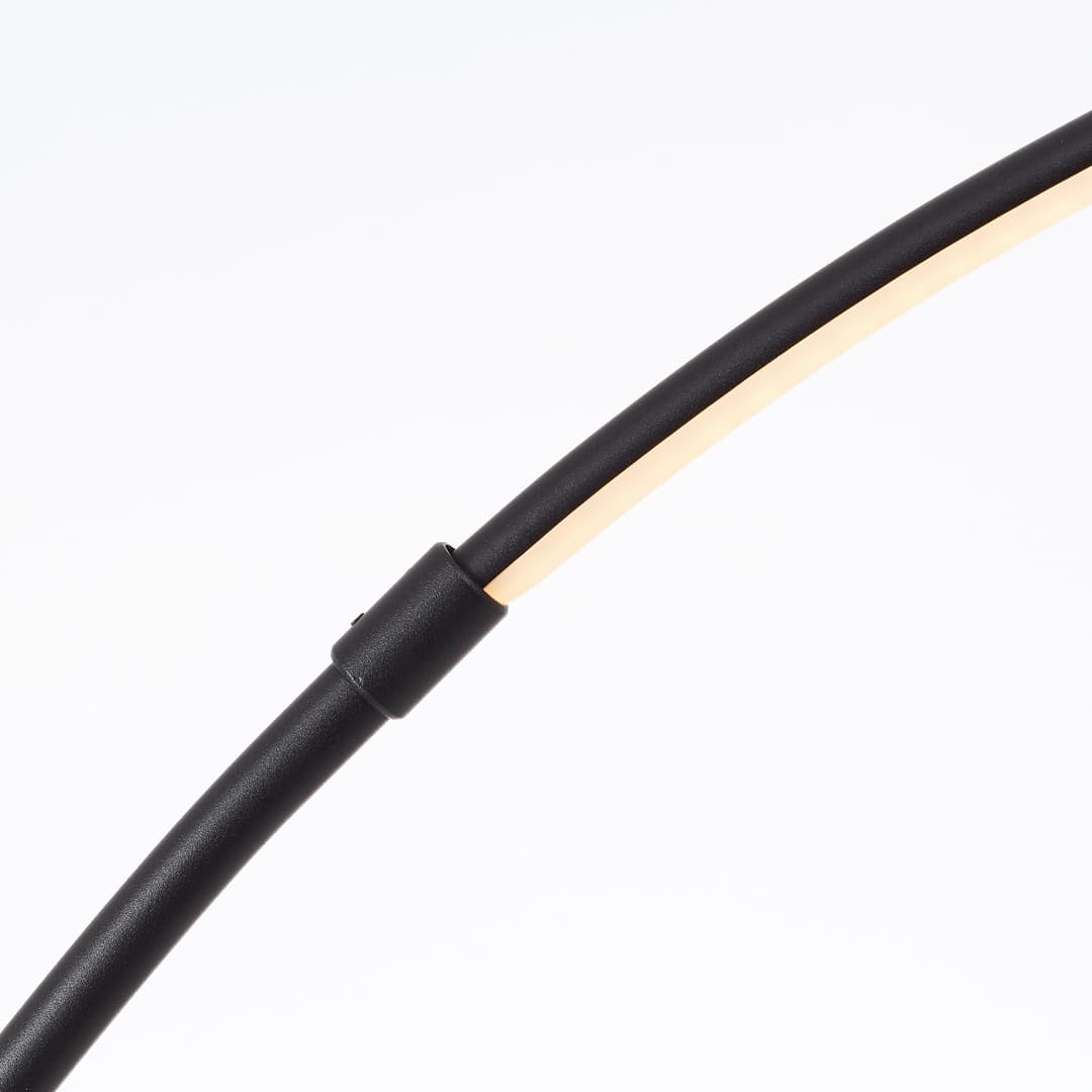 OTTO home Bogenlampe Irria | Schwarz