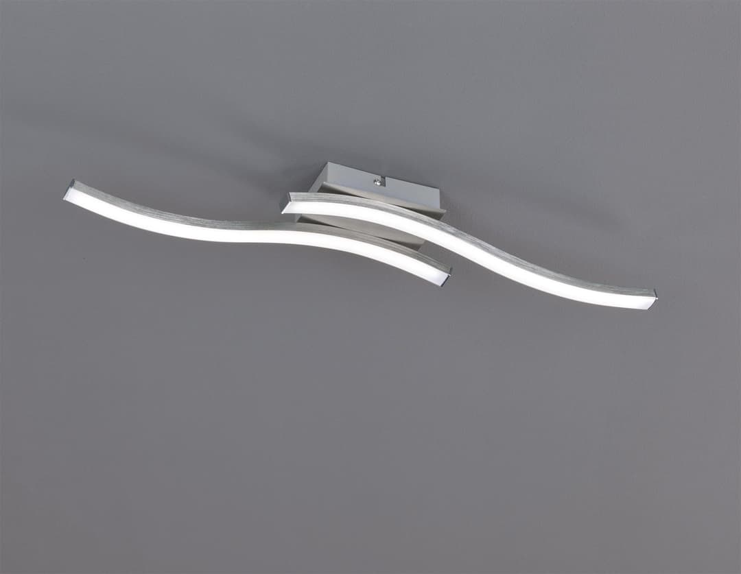 Reality Leuchten LED Deckenleuchte Route | Silber