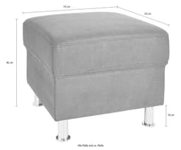 sit&more Hocker Ascara | Grau