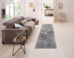 my home Hochflor-Läufer Malin | Grau
