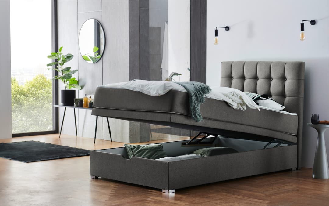 ATLANTIC home collection Boxbett Riona | Grau