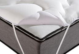 fan Boxspring Matratzenauflage | Weiß