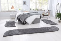 OTTO home Hochflor-Bettumrandung Desner | Grau