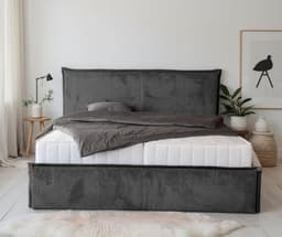 COLLECTION AB Polsterbett Marla | Grau