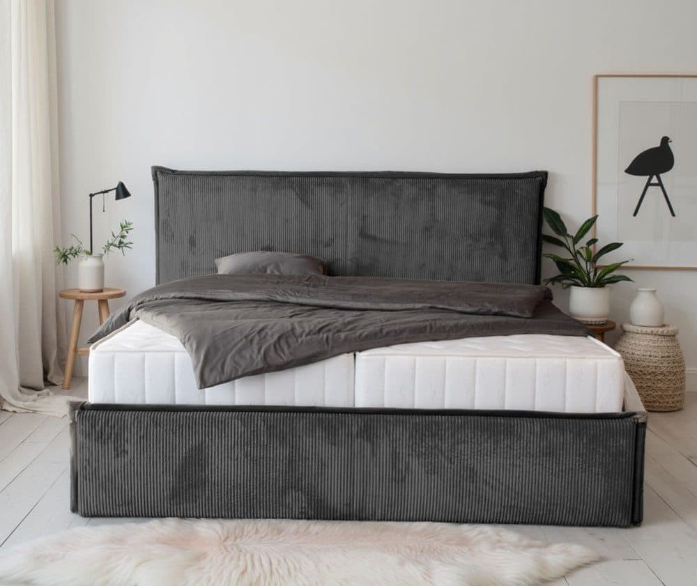 COLLECTION AB Polsterbett Marla | Grau