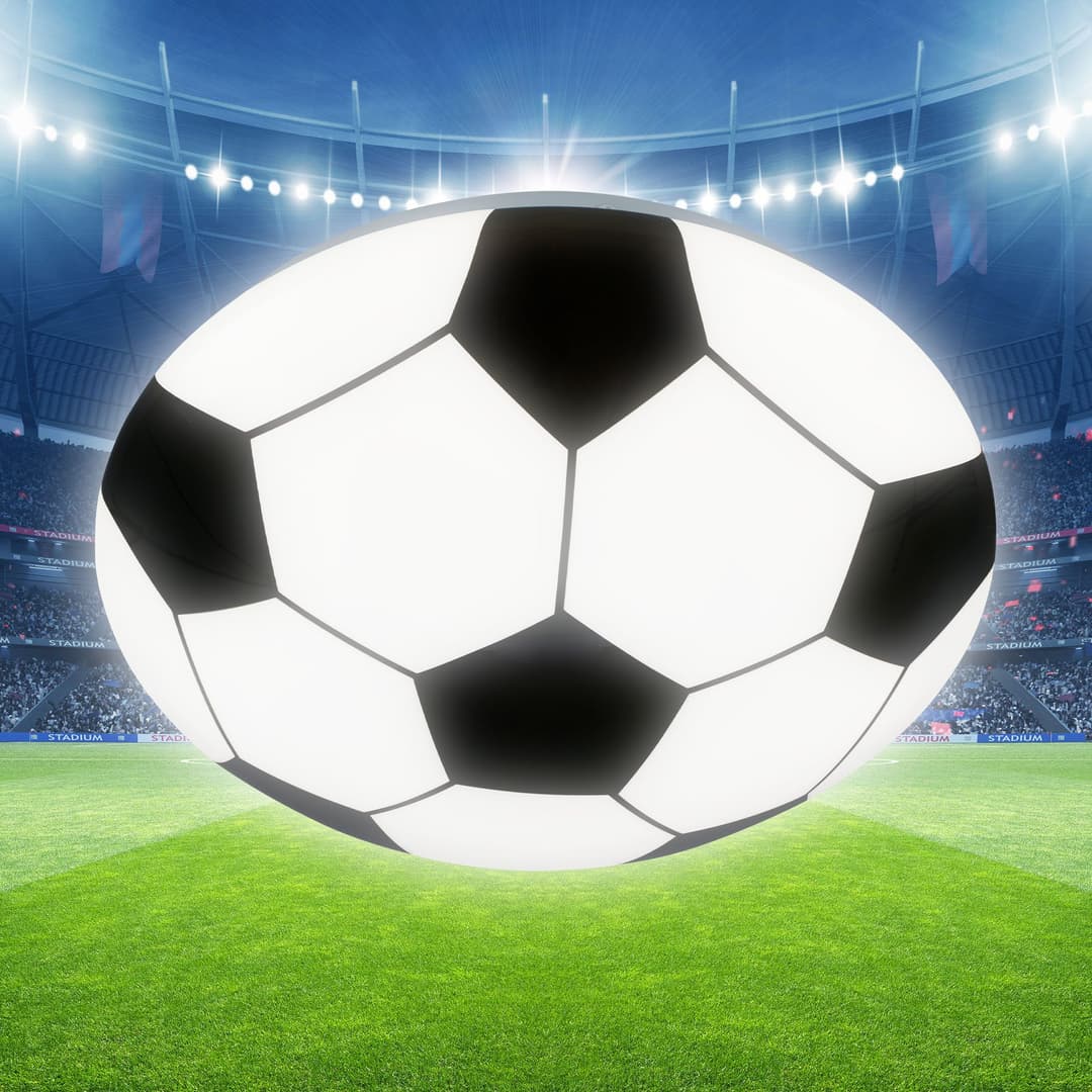 Briloner Leuchten Deckenleuchte SOCCER | Weiß