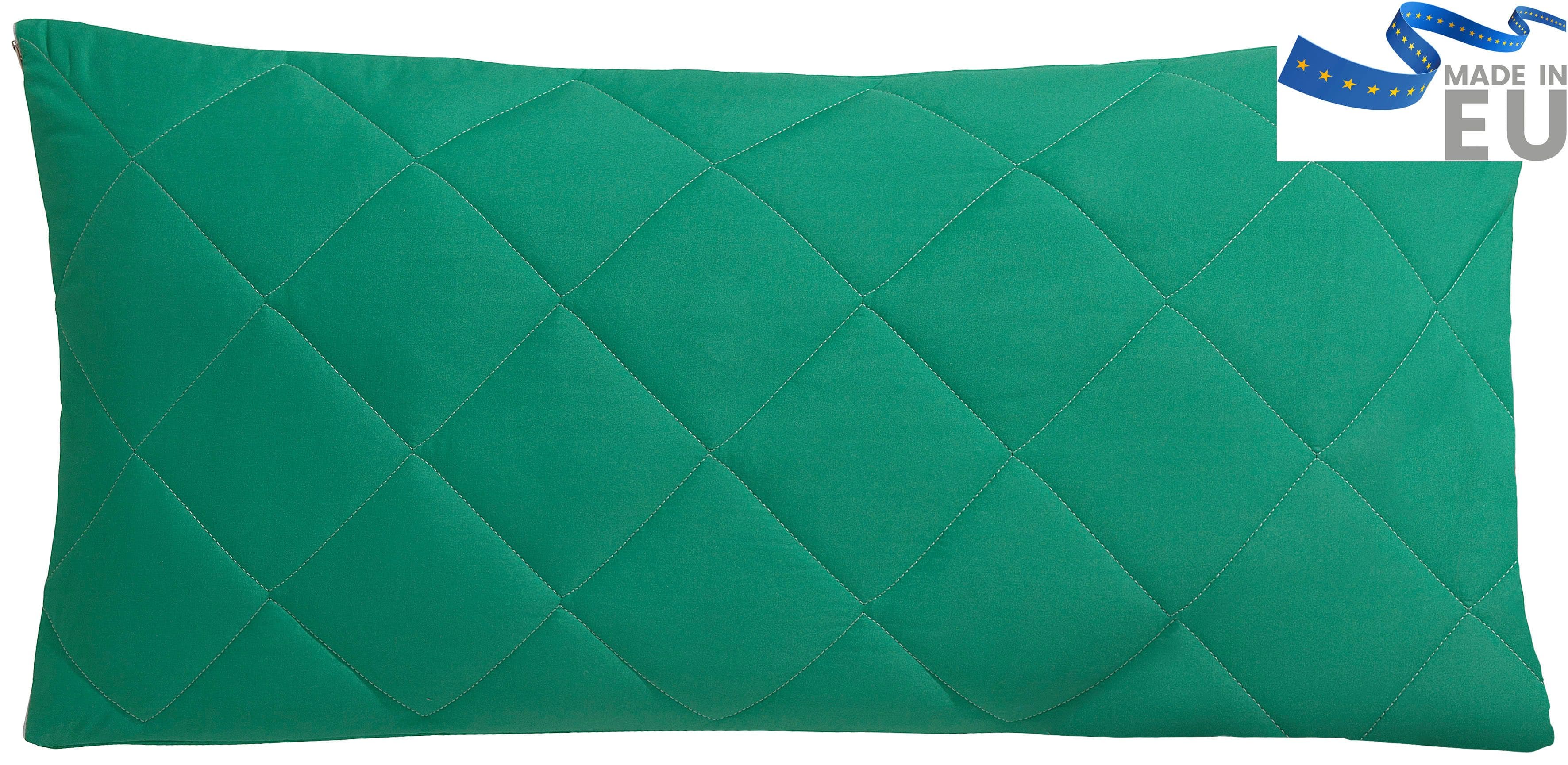 OTTO home Microfaserkissen Microlux Kopfkissen | Grün