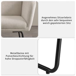 OTTO home Esszimmerstuhl Sphere (Set, 2 St) | Beige