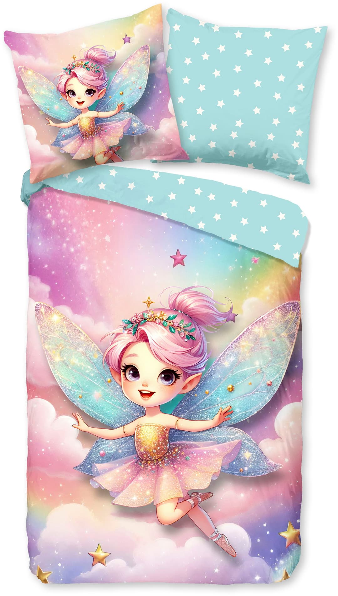 good morning Kinderbettwäsche Twinkles | Mehrfarbig