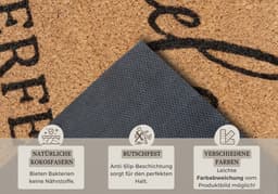 HANSE Home Fußmatte Kokos Perfect Chaos | Holztöne