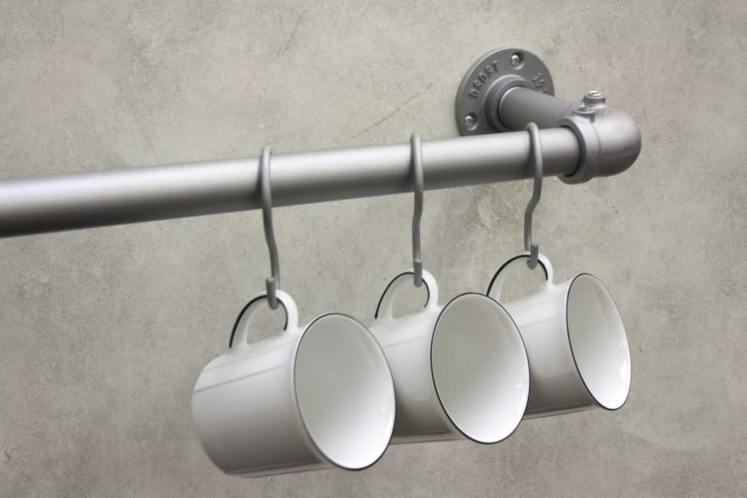 GARDINIA Gardinenhaken S-Haken | Silber