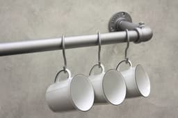 GARDINIA Gardinenhaken S-Haken | Silber