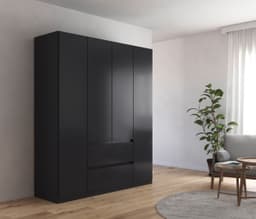 rauch Drehtürenschrank MAINZ | Grau