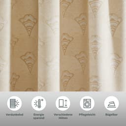 Bruno Banani Alessio Verdunkelungsvorhang | Beige
